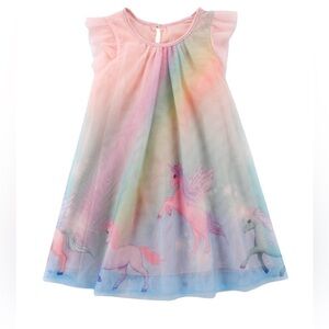 H&M Multicolor Unicorn Dress for Kids 18-24M EUC